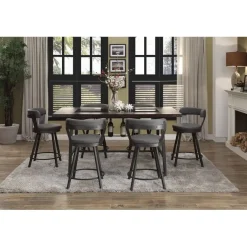 Hot American Furniture Galleries Appert Counter Height Swivel Chair