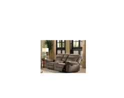 New American Furniture Galleries Aram Double Manual Reclining Loveseat