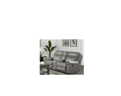 Sale American Furniture Galleries Aram Double Manual Reclining Loveseat