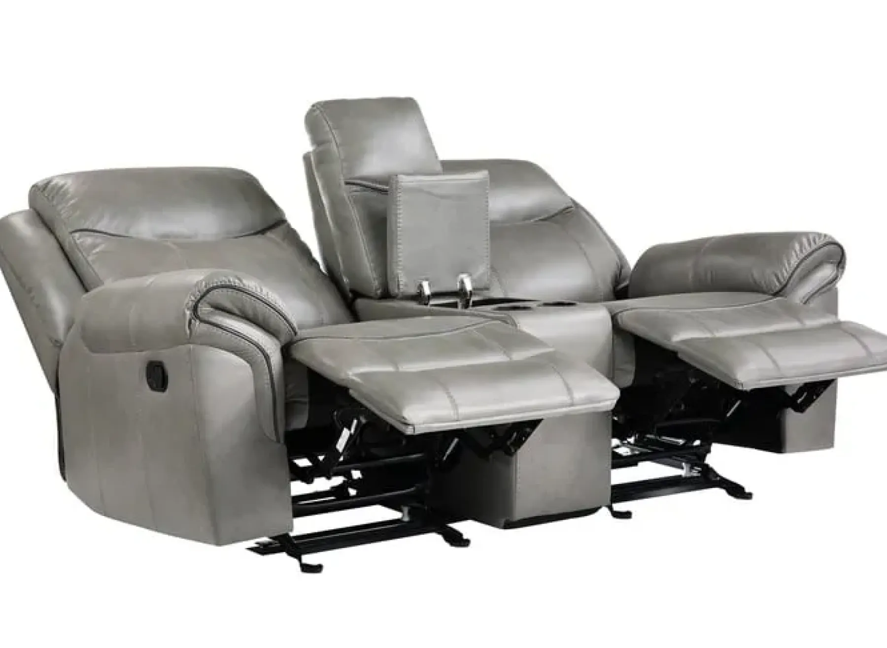 Sale American Furniture Galleries Aram Double Manual Reclining Loveseat
