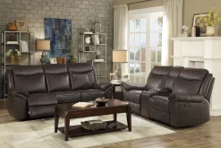 New American Furniture Galleries Aram Dual Reclining Sofa