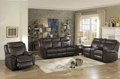 New American Furniture Galleries Aram Dual Reclining Sofa