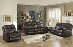 New American Furniture Galleries Aram Glider Manual Recliner