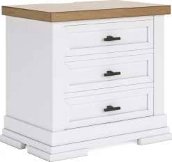 Fashion American Furniture Galleries Ashbryn 3-Drawer Nightstand