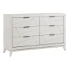 New American Furniture Galleries Asteria 6-Drawer Dresser