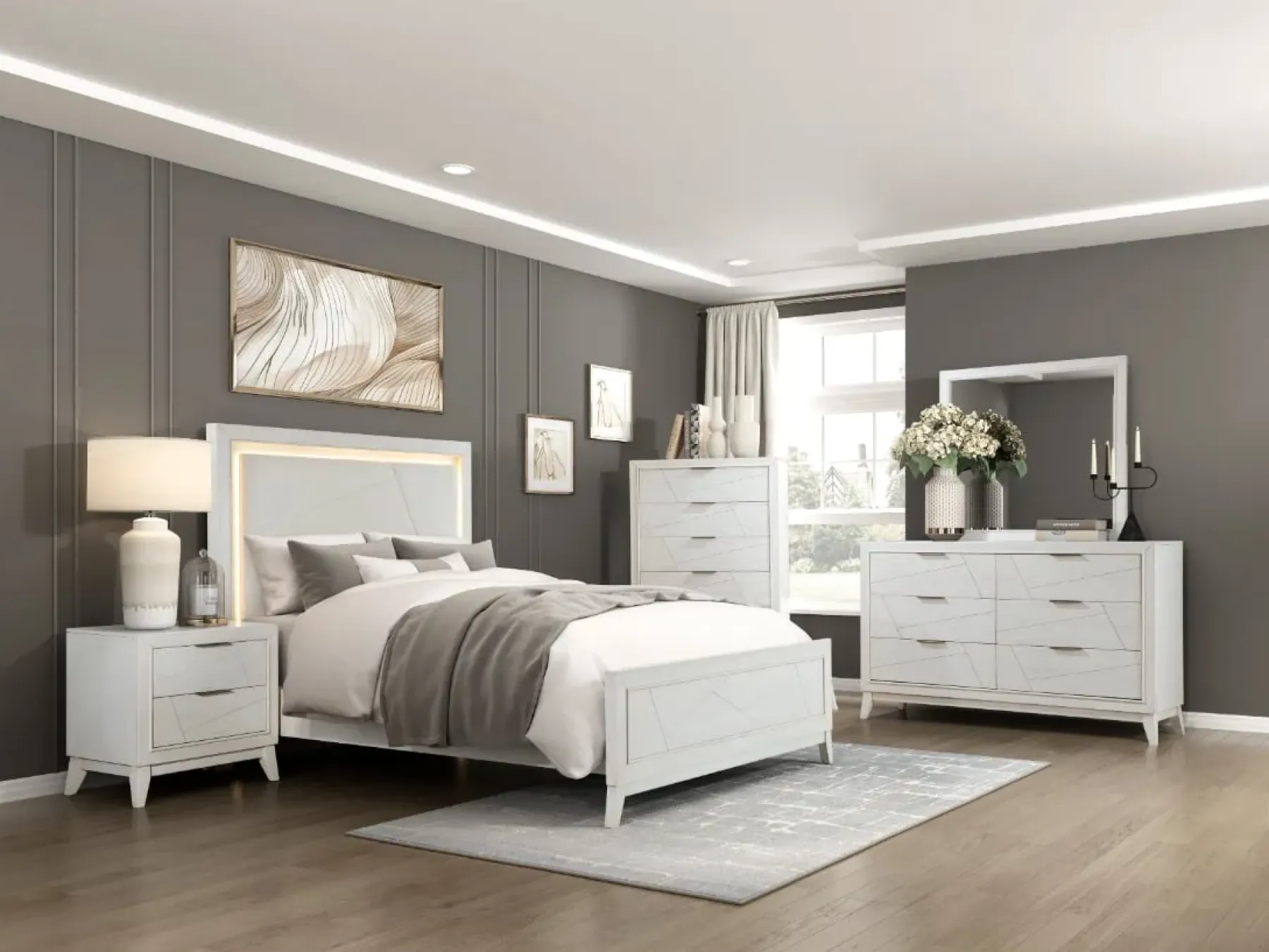 Sale American Furniture Galleries Asteria Square Dresser Mirror