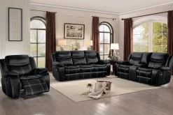 Discount American Furniture Galleries Bastrop Double Reclining Glider Loveseat