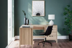 New American Furniture Galleries Battelle 60" Home Office Desk With Return