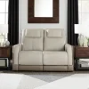 Outlet American Furniture Galleries Battleville Dual Power Reclining Loveseat