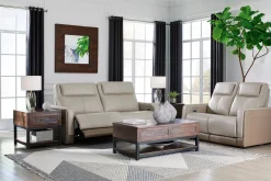 Clearance American Furniture Galleries Battleville Dual Power Reclining Sofa