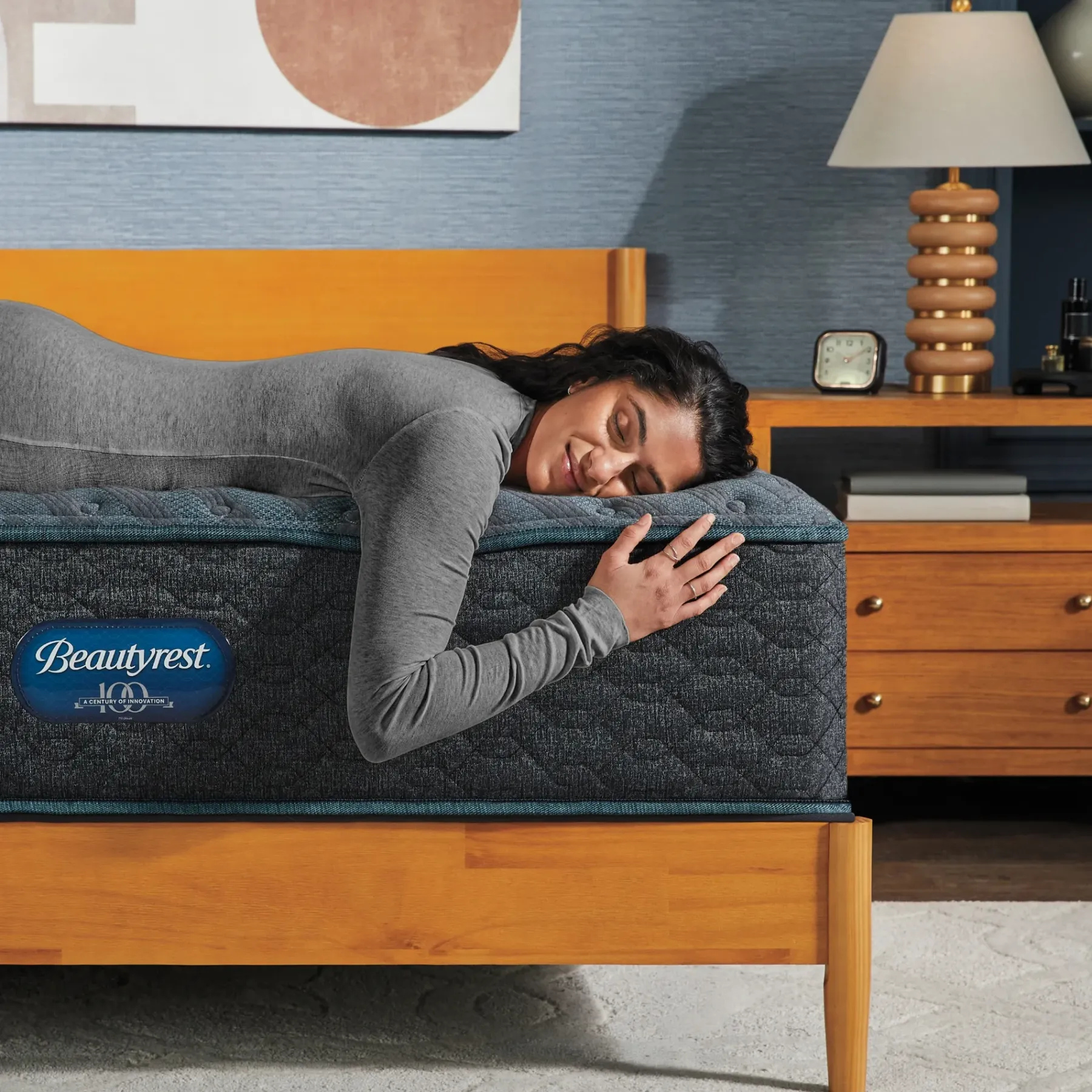 Online American Furniture Galleries Beautyrest Level One MED TT King Mattress