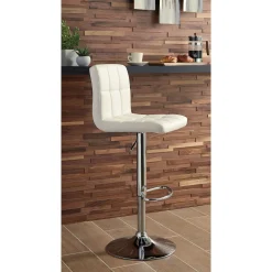Clearance American Furniture Galleries Bellatier Tall Upholstered Swivel Barstool