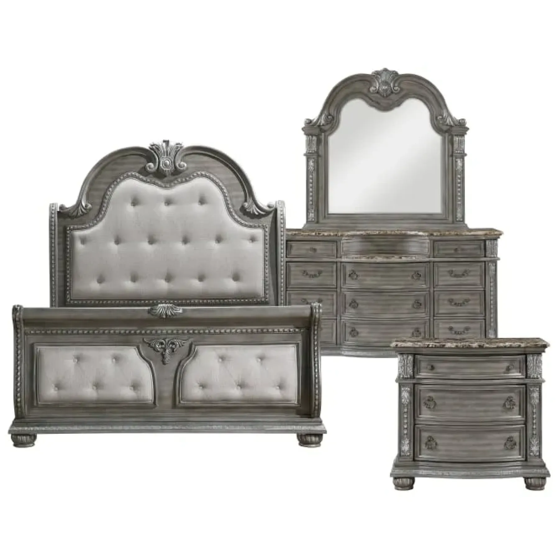 Clearance American Furniture Galleries Bennington 6-Piece Queen Bedroom Set