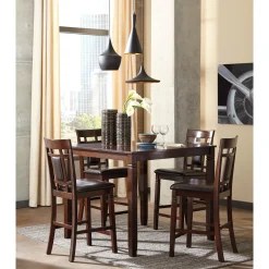 Discount American Furniture Galleries Bennox 5-Piece Counter Height Set