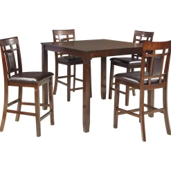Discount American Furniture Galleries Bennox 5-Piece Counter Height Set