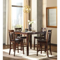 Discount American Furniture Galleries Bennox 5-Piece Counter Height Set