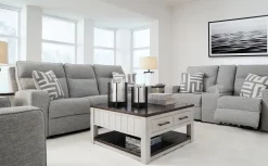 New American Furniture Galleries Biscoe 2-Piece Power Reclining Living Room Set