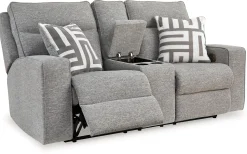 Clearance American Furniture Galleries Biscoe Pwr Rec Loveseat/Con/Adj Hdrst