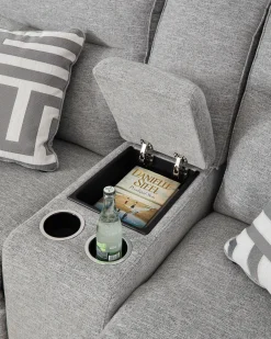 Online American Furniture Galleries Biscoe Pwr Rec Sofa With Adj Headrest