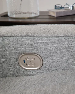 Online American Furniture Galleries Biscoe Pwr Rec Sofa With Adj Headrest