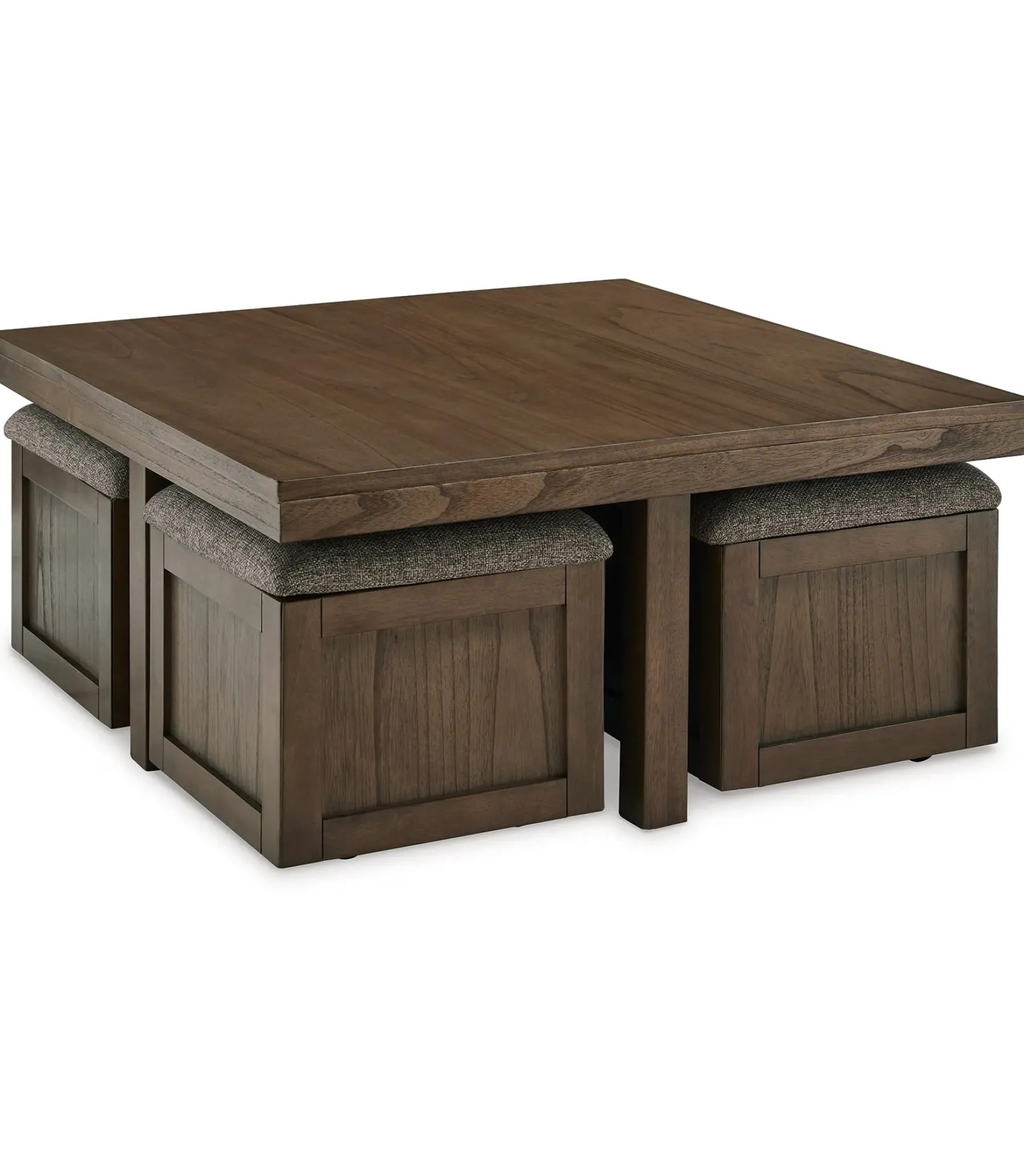Hot American Furniture Galleries Boardernest Coffee Table with 4 Stools