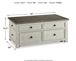 Fashion American Furniture Galleries Bolanburg Lift-Top Coffee Table
