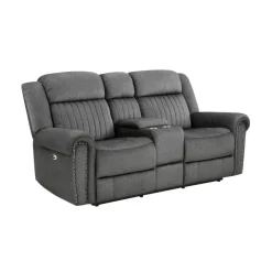 Fashion American Furniture Galleries Brennen Power Double Reclining Love Seat