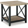 New American Furniture Galleries Bristenfort Rectangular End Table