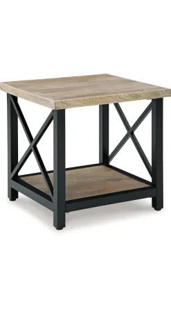 New American Furniture Galleries Bristenfort Rectangular End Table