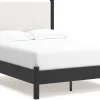 Best American Furniture Galleries Cadmori Full Upholstered Panel Bed