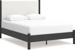 Clearance American Furniture Galleries Cadmori Queen Upholstered Panel Bed