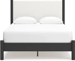 Clearance American Furniture Galleries Cadmori Queen Upholstered Panel Bed