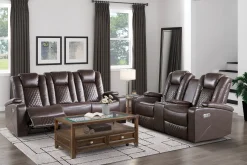 Fashion American Furniture Galleries Caelan Dual Reclining Sofa