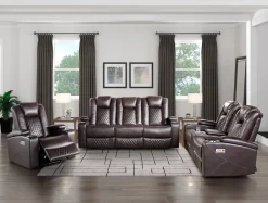 Fashion American Furniture Galleries Caelan Dual Reclining Sofa