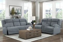 Clearance American Furniture Galleries Camryn Dual Power Reclining Sofa