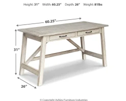Sale American Furniture Galleries Carynhurst Home Office Large Leg Desk