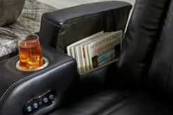 Online American Furniture Galleries Caveman Den Pwr Rec Sofa With Adj Headrest