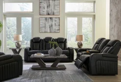 Online American Furniture Galleries Caveman Den Pwr Rec Sofa With Adj Headrest