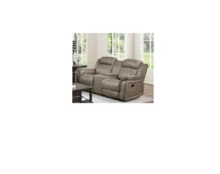 Clearance American Furniture Galleries Centeroak Double Reclining Loveseat