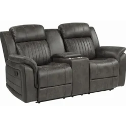 Sale American Furniture Galleries Centeroak Double Reclining Loveseat