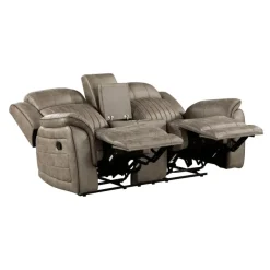 Clearance American Furniture Galleries Centeroak Double Reclining Loveseat