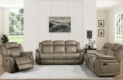 Clearance American Furniture Galleries Centeroak Double Reclining Loveseat