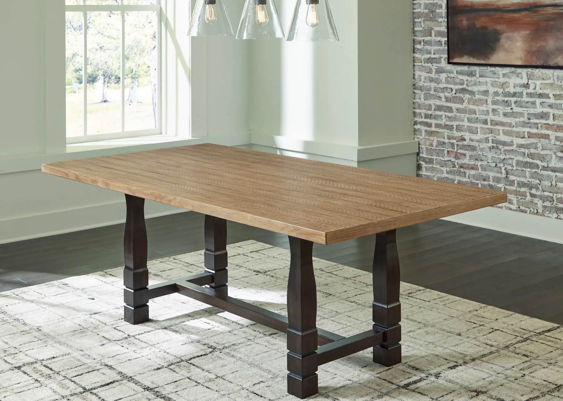 Outlet American Furniture Galleries Charterton Rectangular Dining Room Table