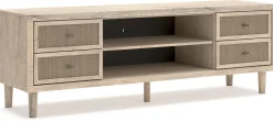 Discount American Furniture Galleries Cielden XL TV Stand W/ Fireplace Option