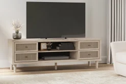 Discount American Furniture Galleries Cielden XL TV Stand W/ Fireplace Option