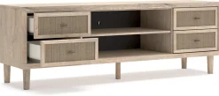 Discount American Furniture Galleries Cielden XL TV Stand W/ Fireplace Option