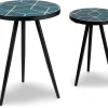 Sale American Furniture Galleries Clairbelle Accent Table (Set Of 2)