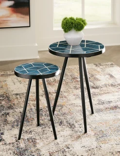 Sale American Furniture Galleries Clairbelle Accent Table (Set Of 2)