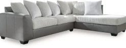 New American Furniture Galleries Clairette Court 2-Piece Sectional With Chaise