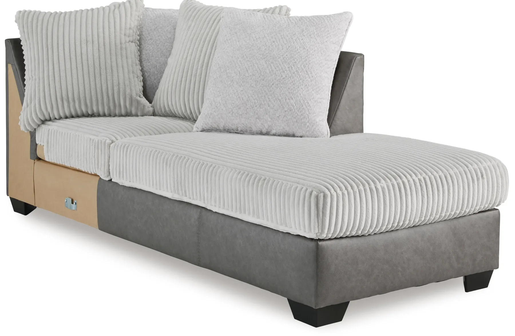 New American Furniture Galleries Clairette Court 2-Piece Sectional With Chaise